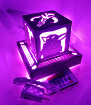 Mandalore wars Inspired Lantern - outlet powered led with remote control - now with Baby Yod